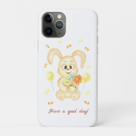 Capa Para iPhone 11 Pro Coelhinho bonito para um bom humor