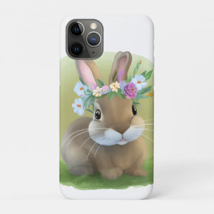 Capa Para iPhone 11 Pro Coelho de Páscoa fofo para um humor positivo