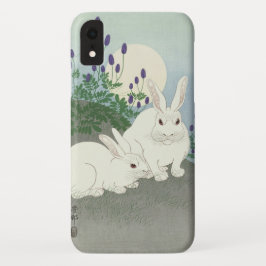 Capa Para iPhone 11 Pro Coelhos da Lua Cheia por Ohara Koson Impressão jap