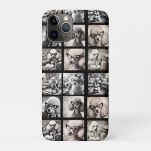 Capa Para iPhone 11 Pro Colagem de Fotos Divertidas 9 Imagens