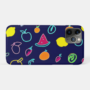 Capa Para iPhone 11 Pro Colorida Fruta Fantasia
