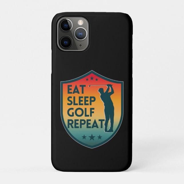 CAPA PARA iPhone 11 PRO COMA DORMIR GOLFE REPITA (Verso)