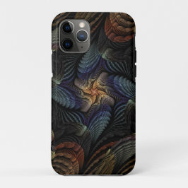 Capa Para iPhone 11 Pro Conchas Abstratas