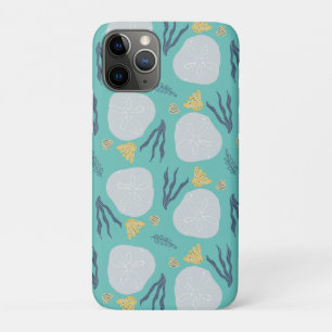 Capa Para iPhone 11 Pro Conchas de Dólar de Areia de Verão