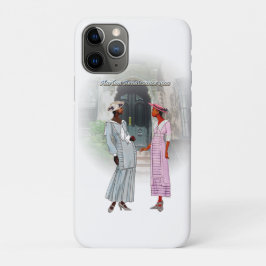 Capa Para iPhone 11 Pro Conversa do Renascimento do Harlem – Aquarela de 1