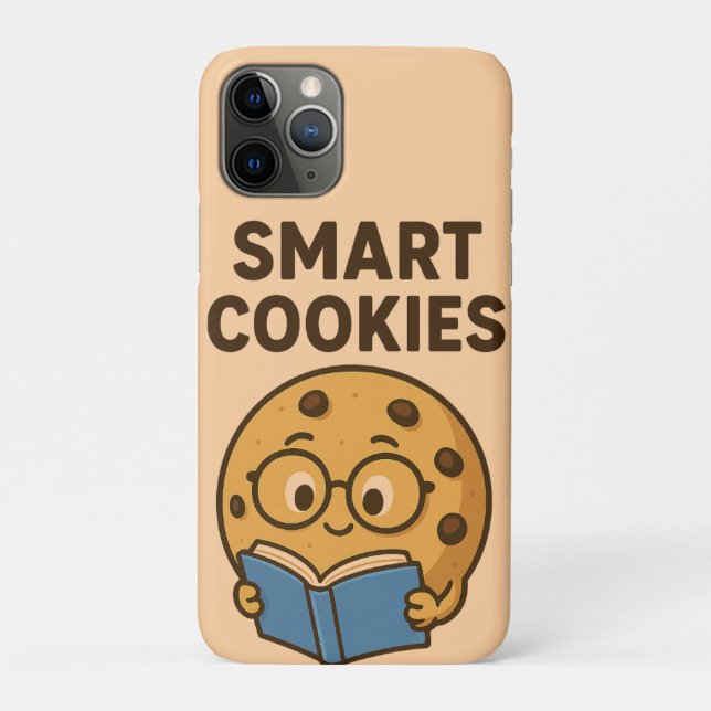 Capa Para iPhone 11 Pro Cookies Inteligentes - Aprender, Crescer, 🍪 Brilh (Verso)