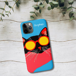 Capa Para iPhone 11 Pro Cool Cat with Shades