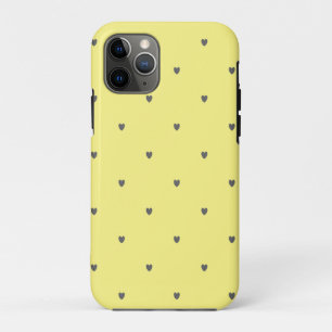Capa Para iPhone 11 Pro Coração da Cinza de Porodonte - Cor Amarela Cót