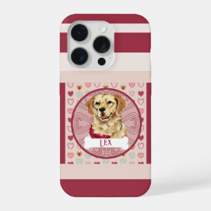 Capa para iPhone 11 Pro Coração de Golden Retrieve