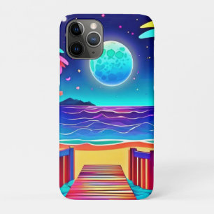 Capa Para iPhone 11 Pro Cores de praia lunetas