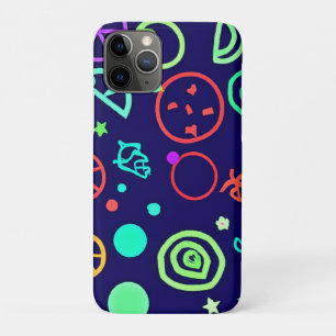 Capa Para iPhone 11 Pro Cores do padrão Neon Fruta