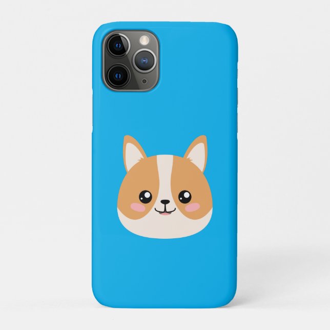 Capa Para iPhone 11 Pro Corgi (Verso)