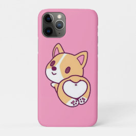 Capa Para iPhone 11 Pro Corgi Cuja Puppy Love