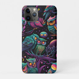 Capa Para iPhone 11 Pro Corujas da Mesma Laia