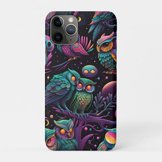 Capa Para iPhone 11 Pro Corujas da Mesma Laia (Verso)