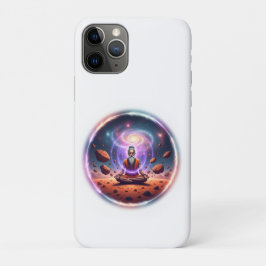 Capa Para iPhone 11 Pro Cosmic Meditator Galaxy Phone Case