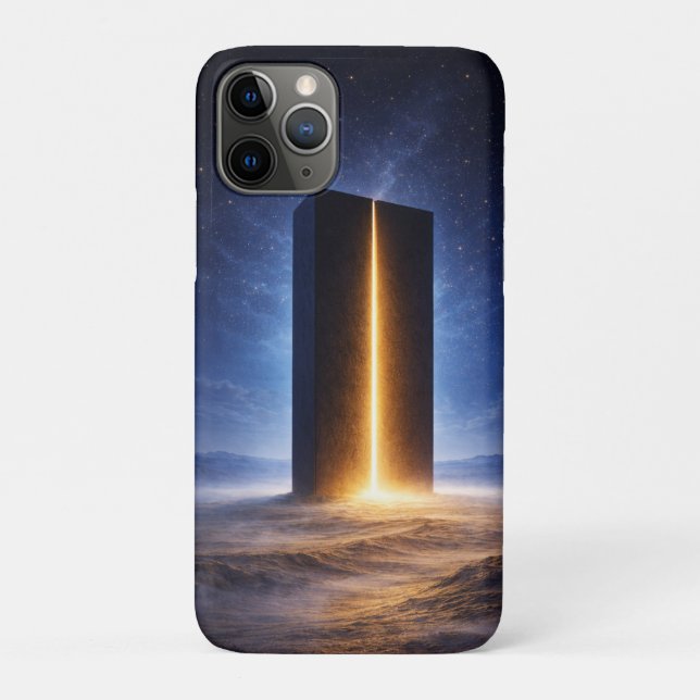 Capa Para iPhone 11 Pro Cosmic Monolith – Light Beyond the Void (Verso)