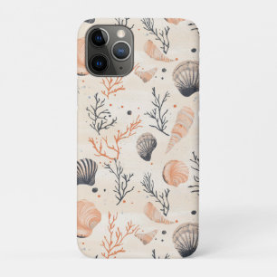 Capa Para iPhone 11 Pro Costeira russa - Conchas, Starfish, Recife (13)