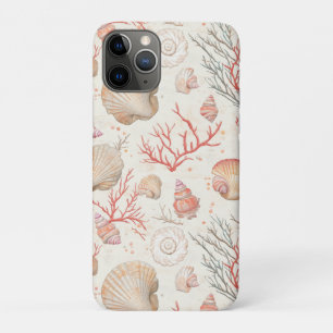 Capa Para iPhone 11 Pro Costeira russa - Conchas, Starfish, Recife (16)