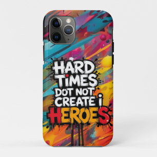 Capa Para iPhone 11 Pro Criar Heróis Tipográficos de Gradiente Vibrante