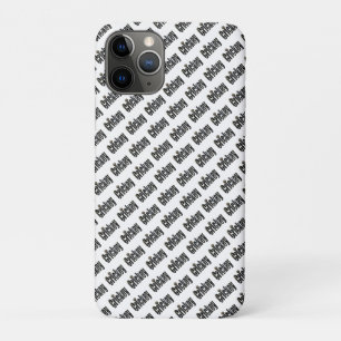Capa Para iPhone 11 Pro Crickey: palavra gíria australiana feita com croco