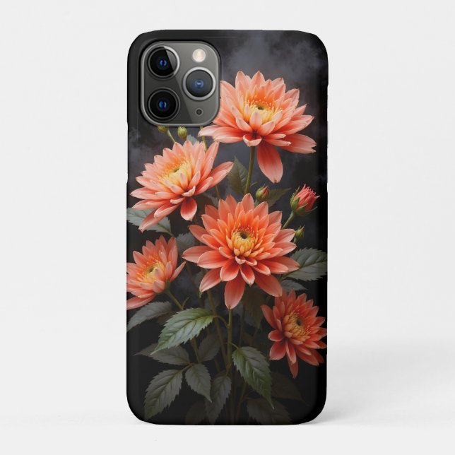 Capa Para iPhone 11 Pro Crisântemo Vietnamita na Lua (Verso)