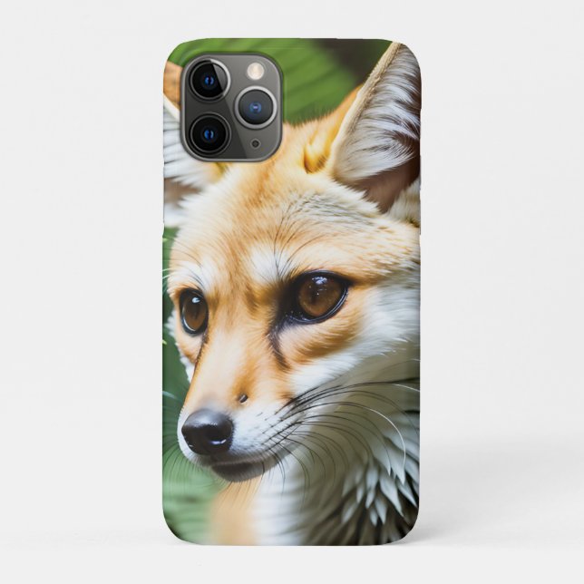 Capa Para iPhone 11 Pro Cunning Fennec Fox, (Verso)