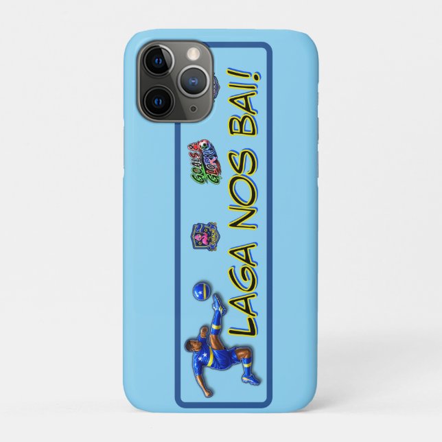 Capa Para iPhone 11 Pro Curaçao Vamos Lá (Verso)