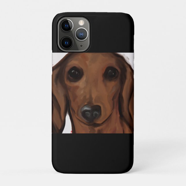 CAPA PARA iPhone 11 PRO DACHSHUND (Verso)