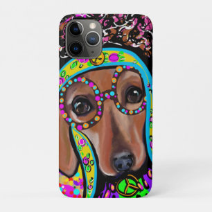 CAPA PARA iPhone 11 PRO DACHSHUND VERMELHO           