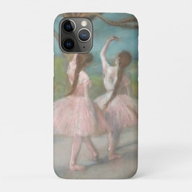 Capa Para iPhone 11 Pro Dançarinos em Pink Edgar Degas (Verso)