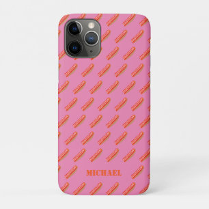 Capa Para iPhone 11 Pro Delicioso Bacon Personalizado Divertido