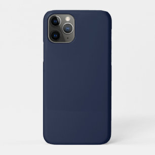 Capa Para iPhone 11 Pro Denim Cor Sólida Plana