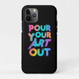 Capa Para iPhone 11 Pro Descarte A Sua Arte Pintura Artista Pintura Acríli