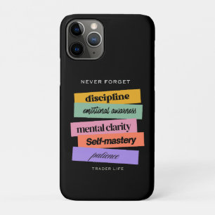 Capa Para iPhone 11 Pro Desenho de negociação   Lembrete   Motivação