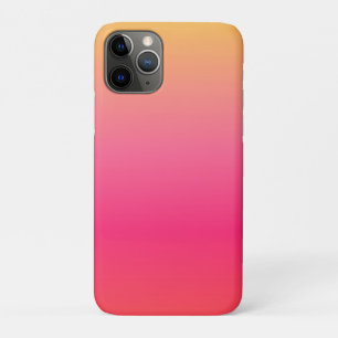 Capa Para iPhone 11 Pro Design de gradiente rosa e amarelo