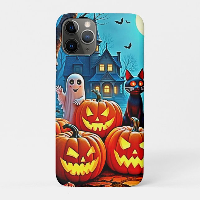 Capa Para iPhone 11 Pro Design de Halloween (Verso)