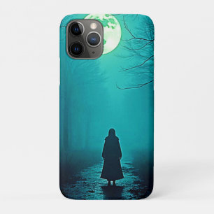 Capa Para iPhone 11 Pro Design de Noite de Lua Cheia