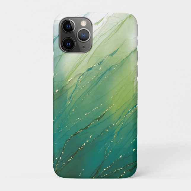 Capa Para iPhone 11 Pro Design de Tumbler de Tinta Álcool (Verso)