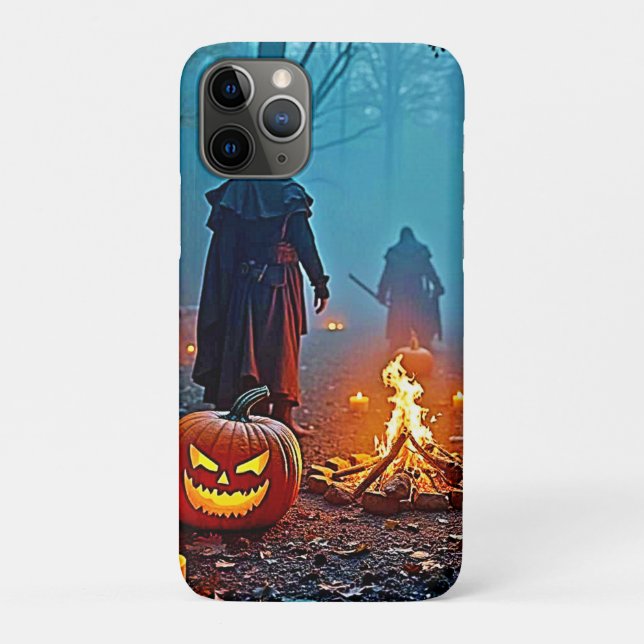 Capa Para iPhone 11 Pro Design Ritual de Spooky Halloween (Verso)
