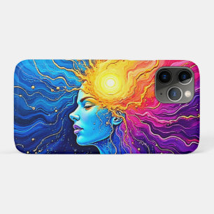 Capa Para iPhone 11 Pro Despertar mente cósmica radiante