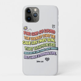 Capa Para iPhone 11 Pro Deus Amou o Mundo