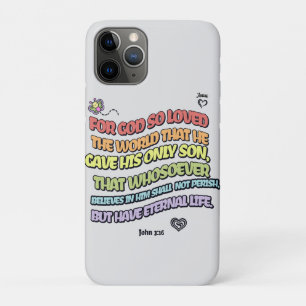 Capa Para iPhone 11 Pro Deus Amou o Mundo