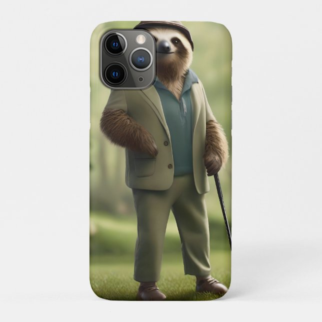 Capa Para iPhone 11 Pro "Devagar e Firme: Uma Luz Vestida para Golfe (Verso)