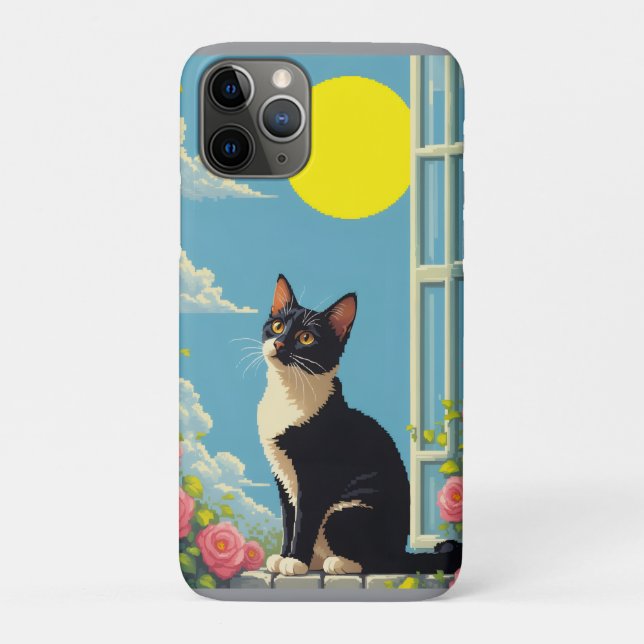 Capa Para iPhone 11 Pro Dia de Gato (Verso)