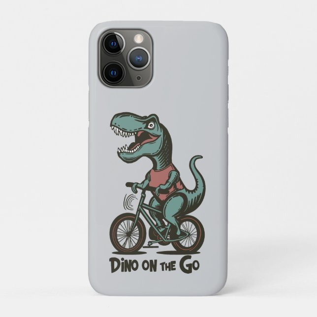 Capa Para iPhone 11 Pro Dino on the Go (Verso)
