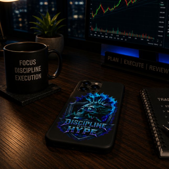 Capa Para iPhone 11 Pro Disciplina Sobre Hype Bitcoin Crypto Mentalidade D (Product image shown for illustration purposes only.)
