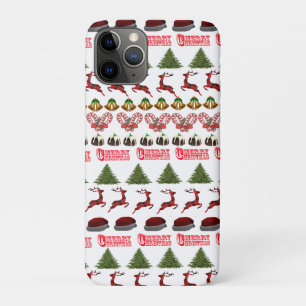 Capa Para iPhone 11 Pro Diversão No Padrão Da Hora De Natal,