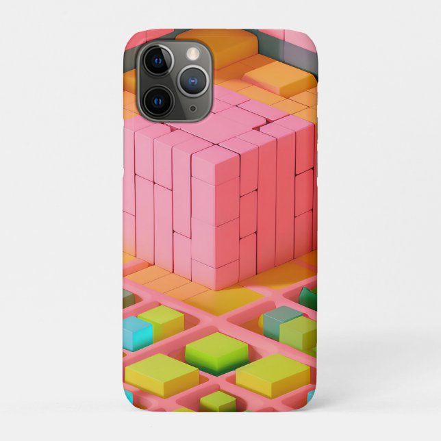 Capa Para iPhone 11 Pro Doce de cor clara (Verso)