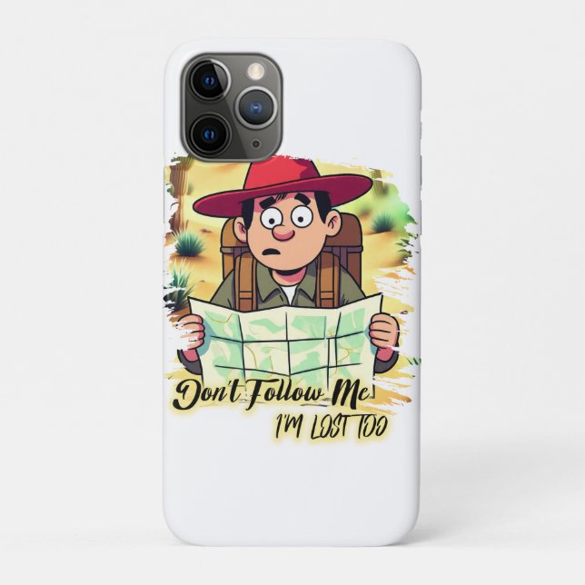 Capa Para iPhone 11 Pro Don't follow me design (Verso)